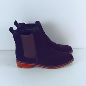 Clarks Clarksdale Arlo women's brown suede ankle boots size 9